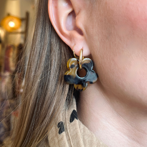 boucles d'oreilles Billie léopard Agathe and coco