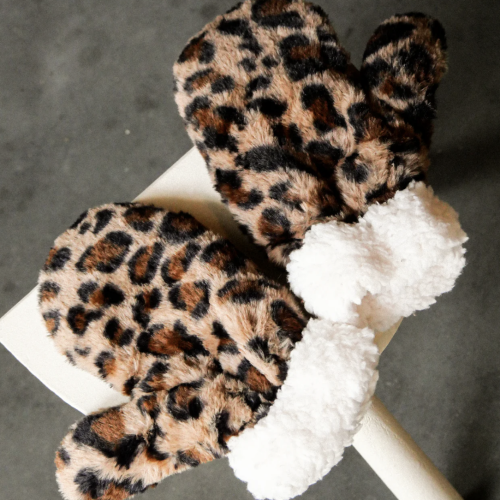 moufles léopard adulte