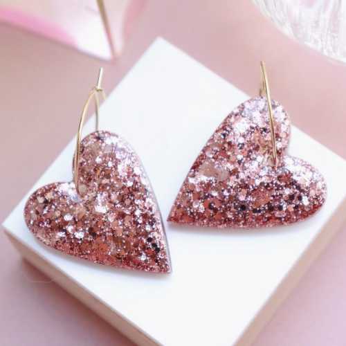 Boucles d'oreilles mimi rose gold