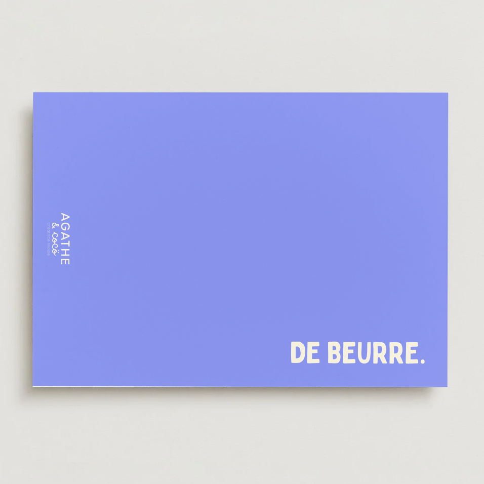 carte postale petit coeur de beurre Agathe and coco 2