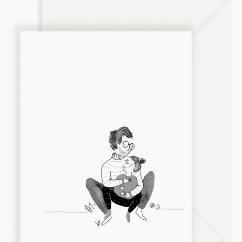 carte tendresse papa et fille