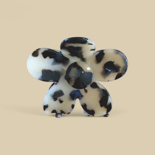 pince fleur MM léopard acétate de cellulose