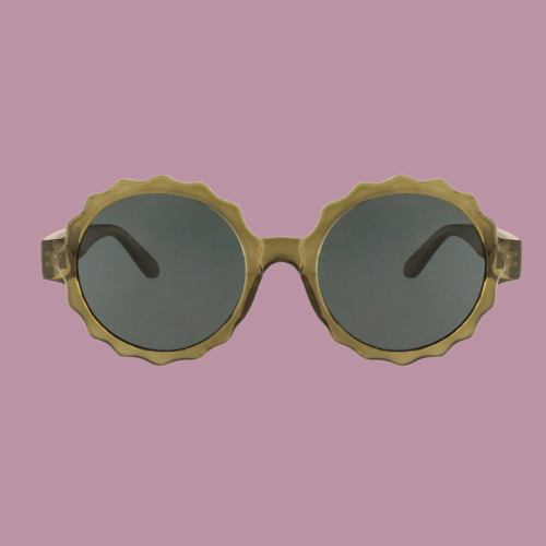 paire de lunettes de soleil Emma olive