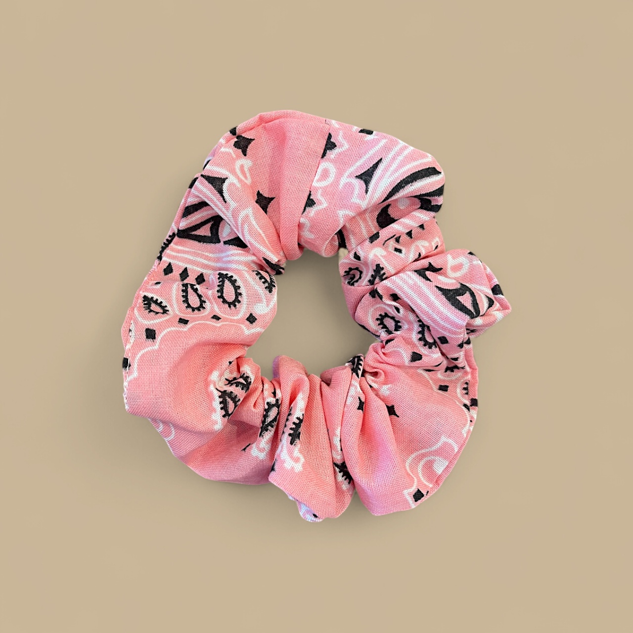 chouchou bandana saumon maison Saussure