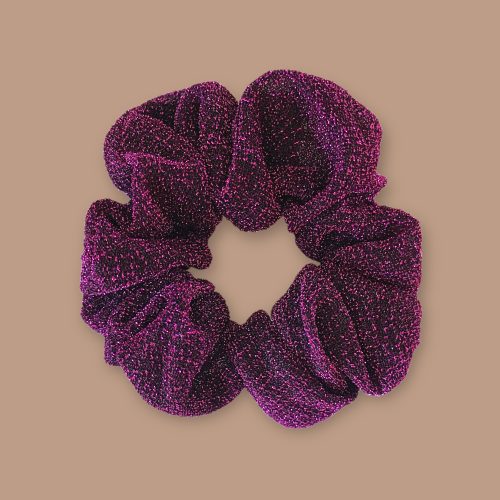 chouchou paillette violet