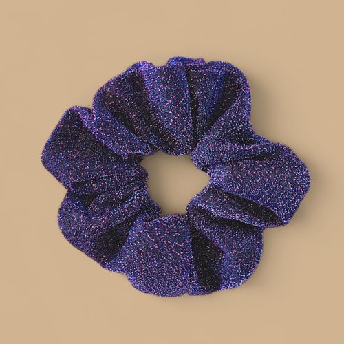 chouchou paillette violet fête