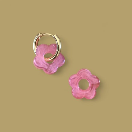 boucles d'oreilles Billie MM rose