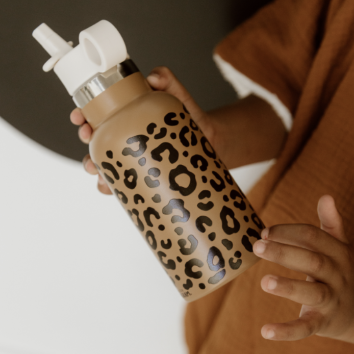 gourde léopard caramel enfant AW