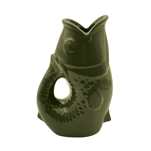 vase poisson GM vert kaki