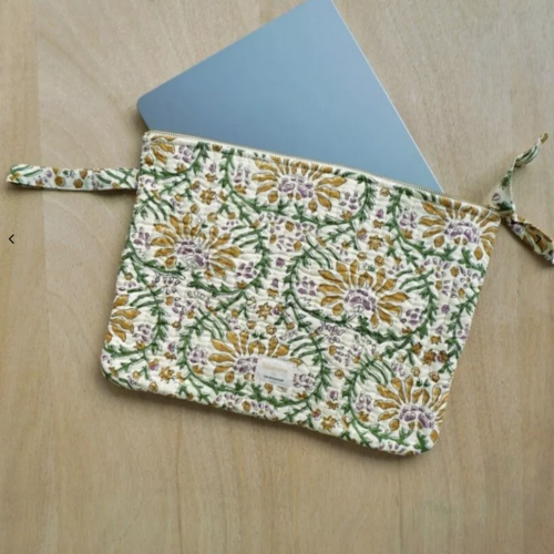 pochette ordinateur 13' caramel beurre salé