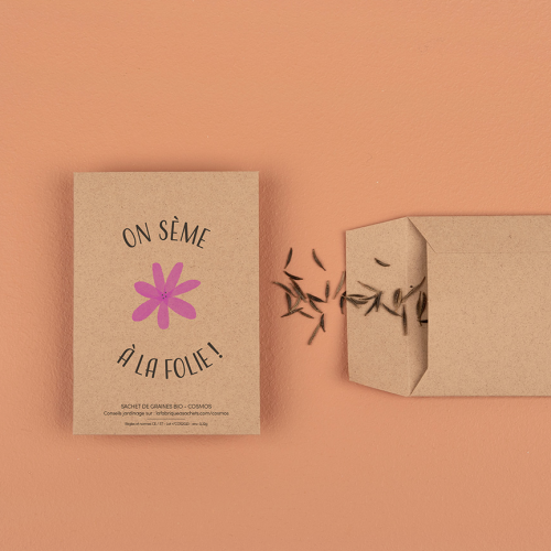 sachet de graines on sème à la folie