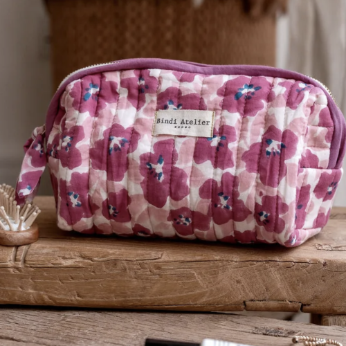 Trousse maquillage posy dahlia