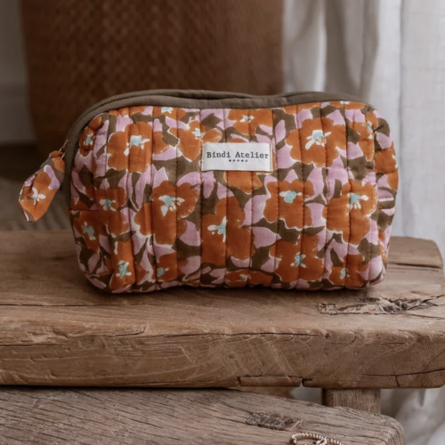 trousse maquillage posy cannelle