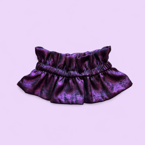 col froufrou violet irisé