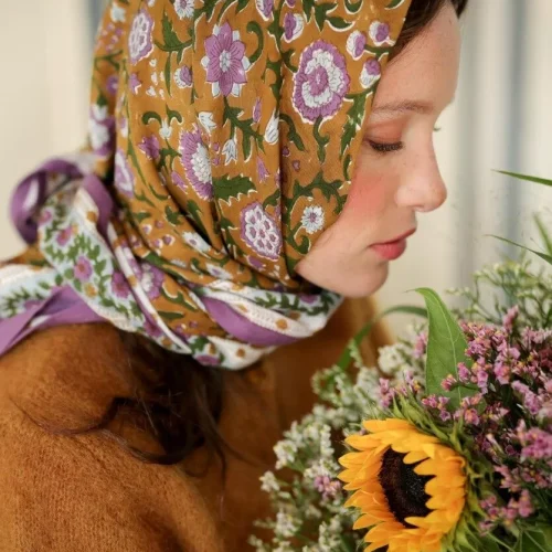 foulard Hope safran