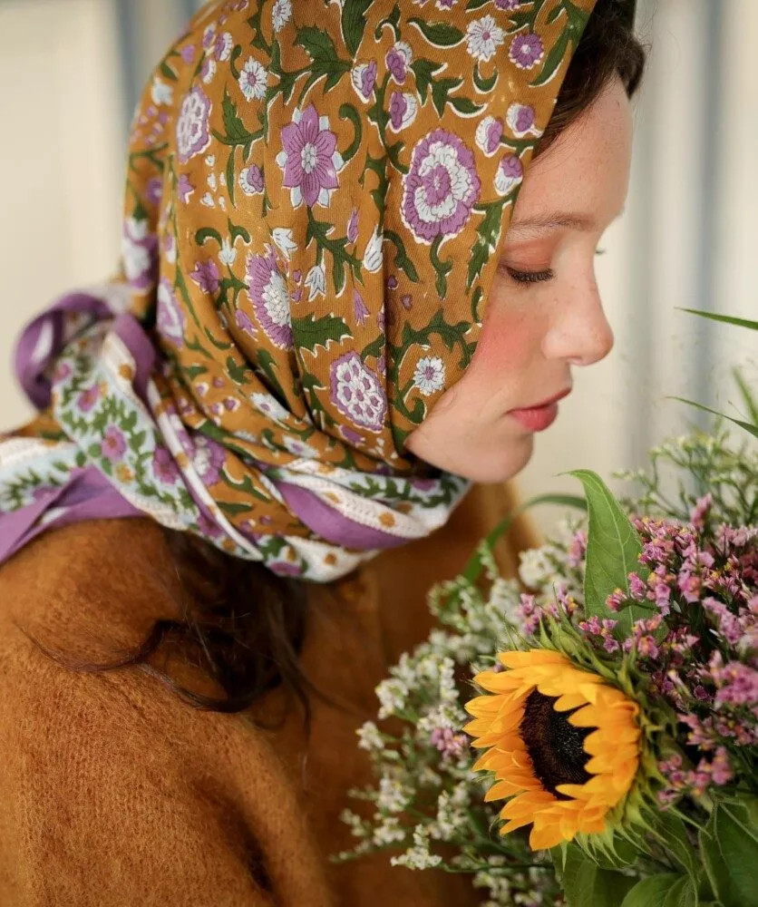 foulard Hope safran