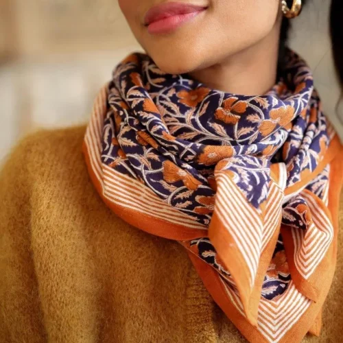 foulard Pia navy
