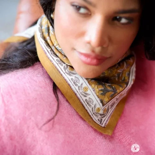 petit foulard Scarlett gold