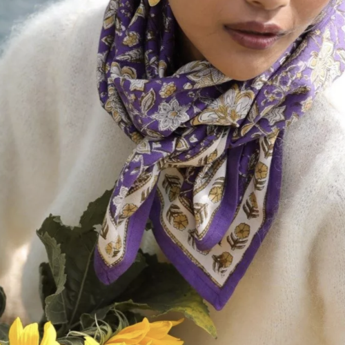 Foulard - Manon Purple