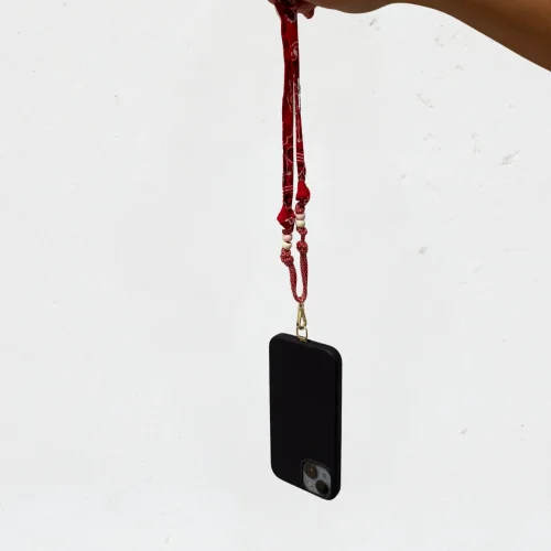 mini cordon bandana rouge