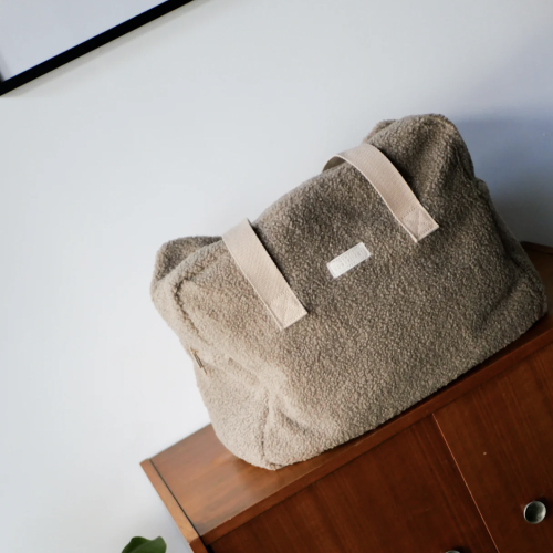sac weekend sherpa taupe