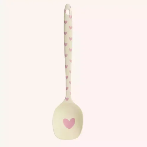 Grande cuillère de cuisine - Coeurs roses