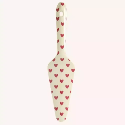 Pelle à tarte - Coeurs rouges