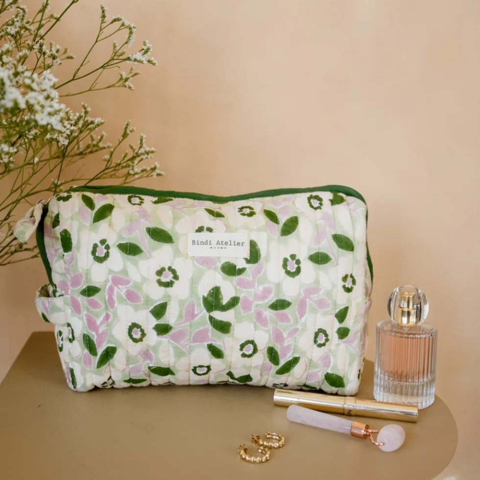 trousse de toilette bindi atelier Amelia green