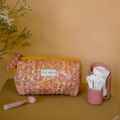 trousse à maquillage garda pop pink bindi atelier