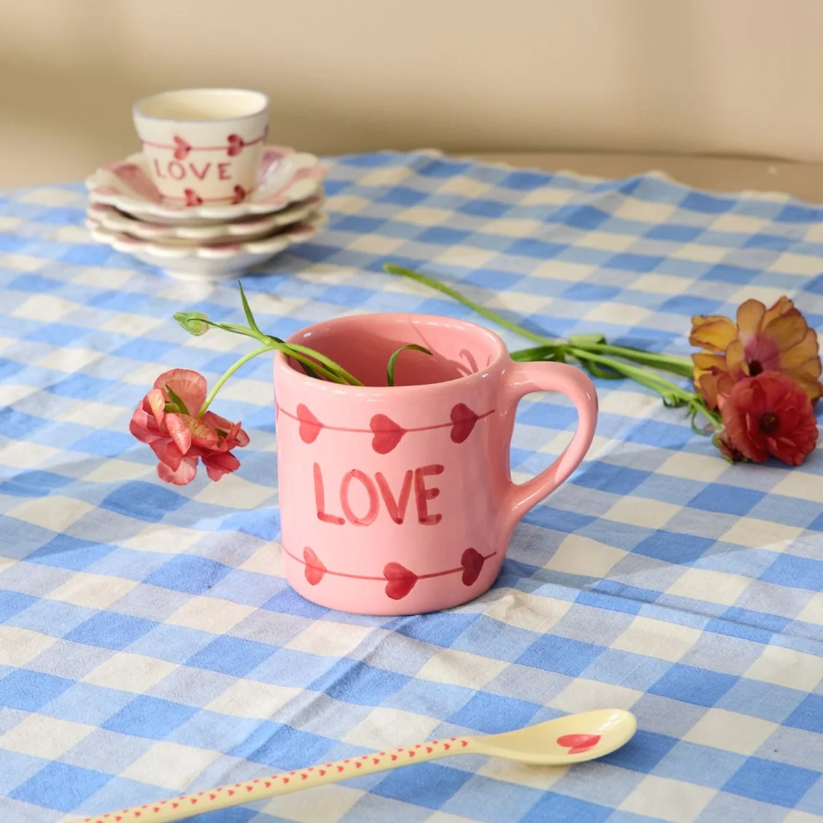 mug love rose