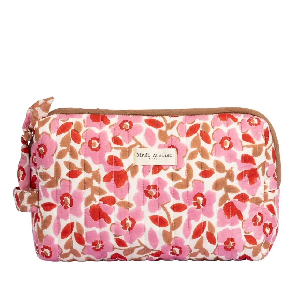 trousse de toilette Amelia pink bindi atelier
