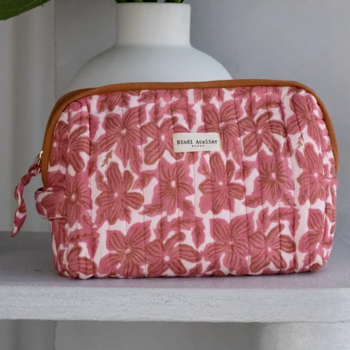 trousse de toilette Manoa Rosa bindi atelier